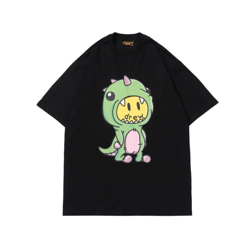 Drew House Black T-shirt Dinosaur #2592