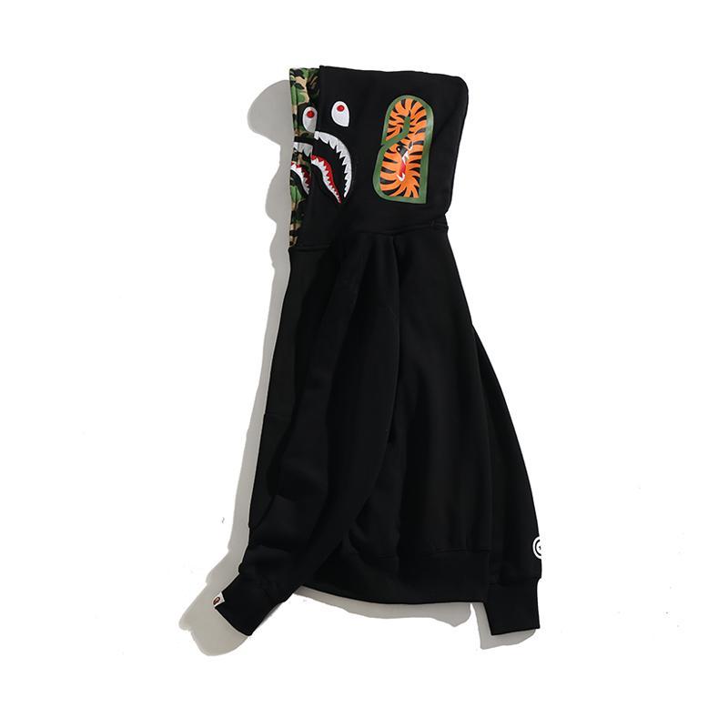BAPE 2nd Shark Wide Full Zip Double Hoodie