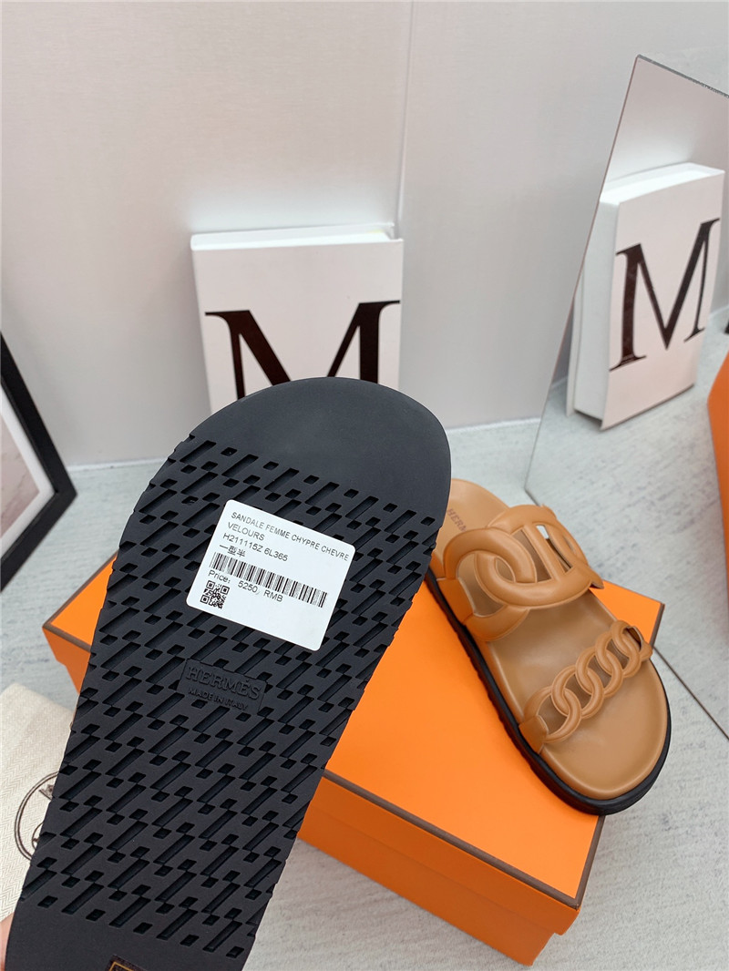 hermes flat sandals