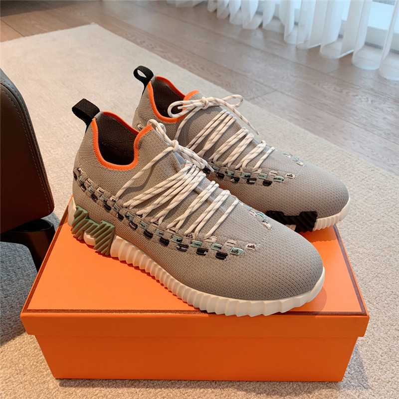 Hermès early spring couple casual shoes