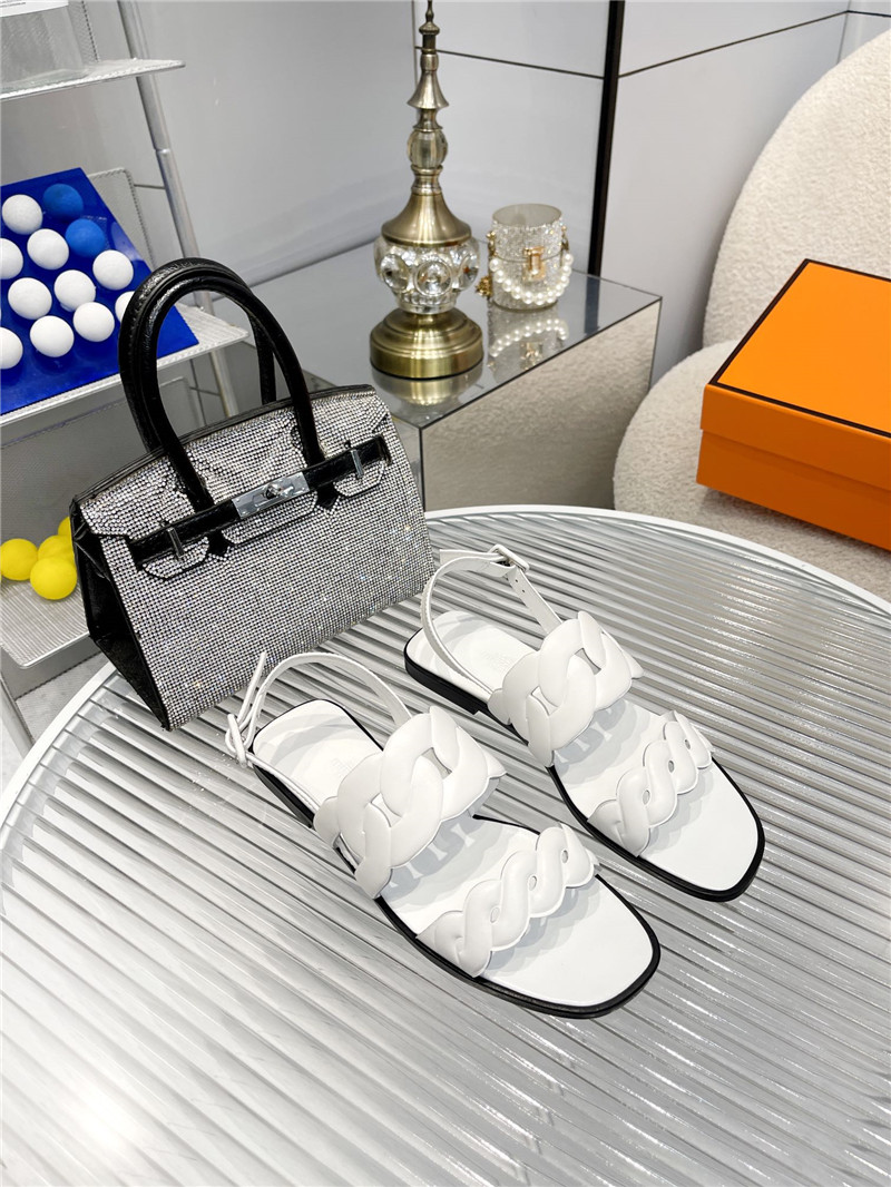 Hermès pig nose sandals