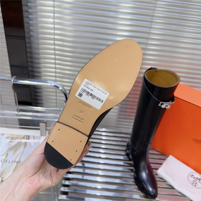 Hermès H lock perpetual classic boots