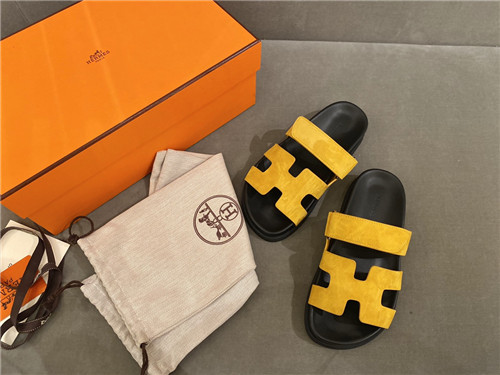 hermes h slippers women