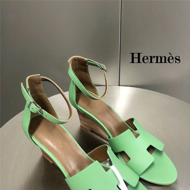 hermes legend wedge sandals