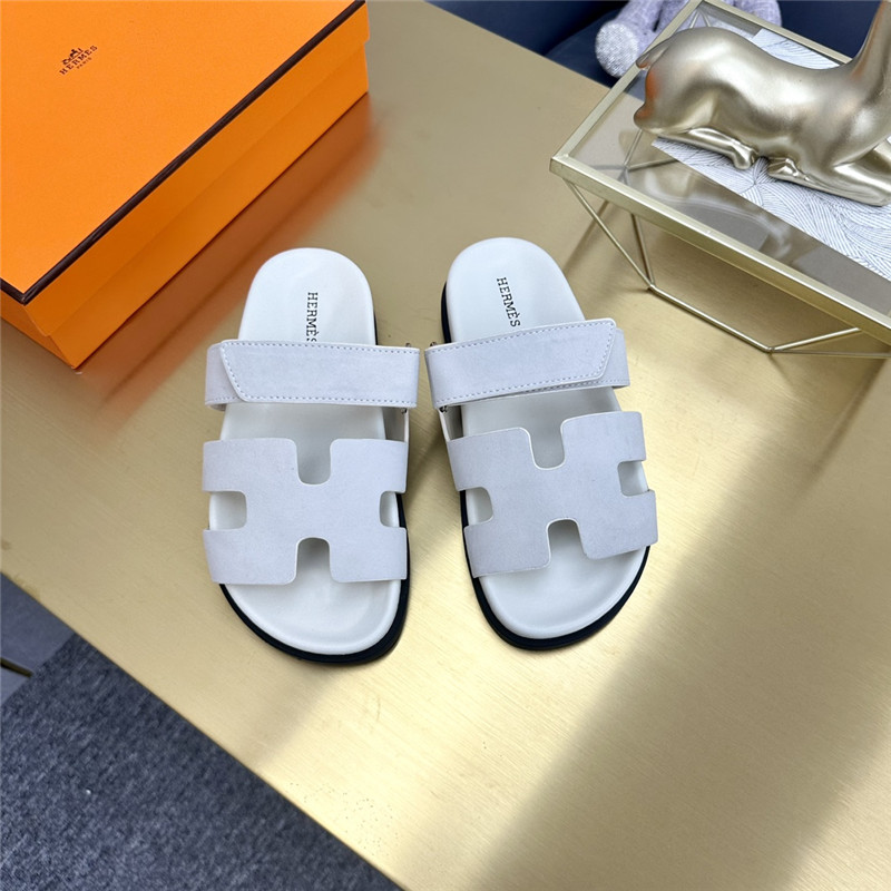 Hermès roll cake hair uncle slippers
