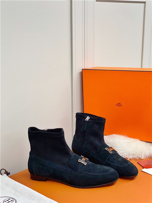 hermes H buckle boots replica shoes