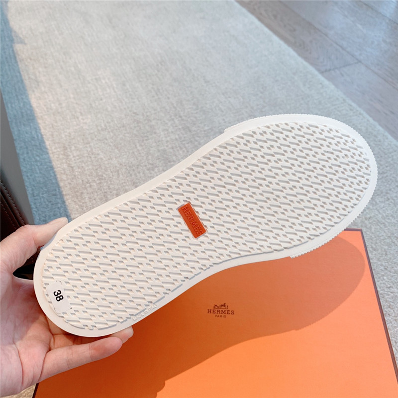 Hermès British retro casual shoes