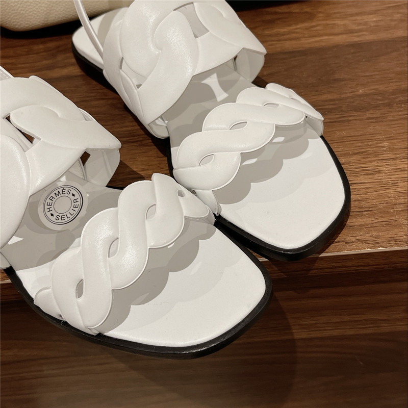 Hermès pig nose sandals