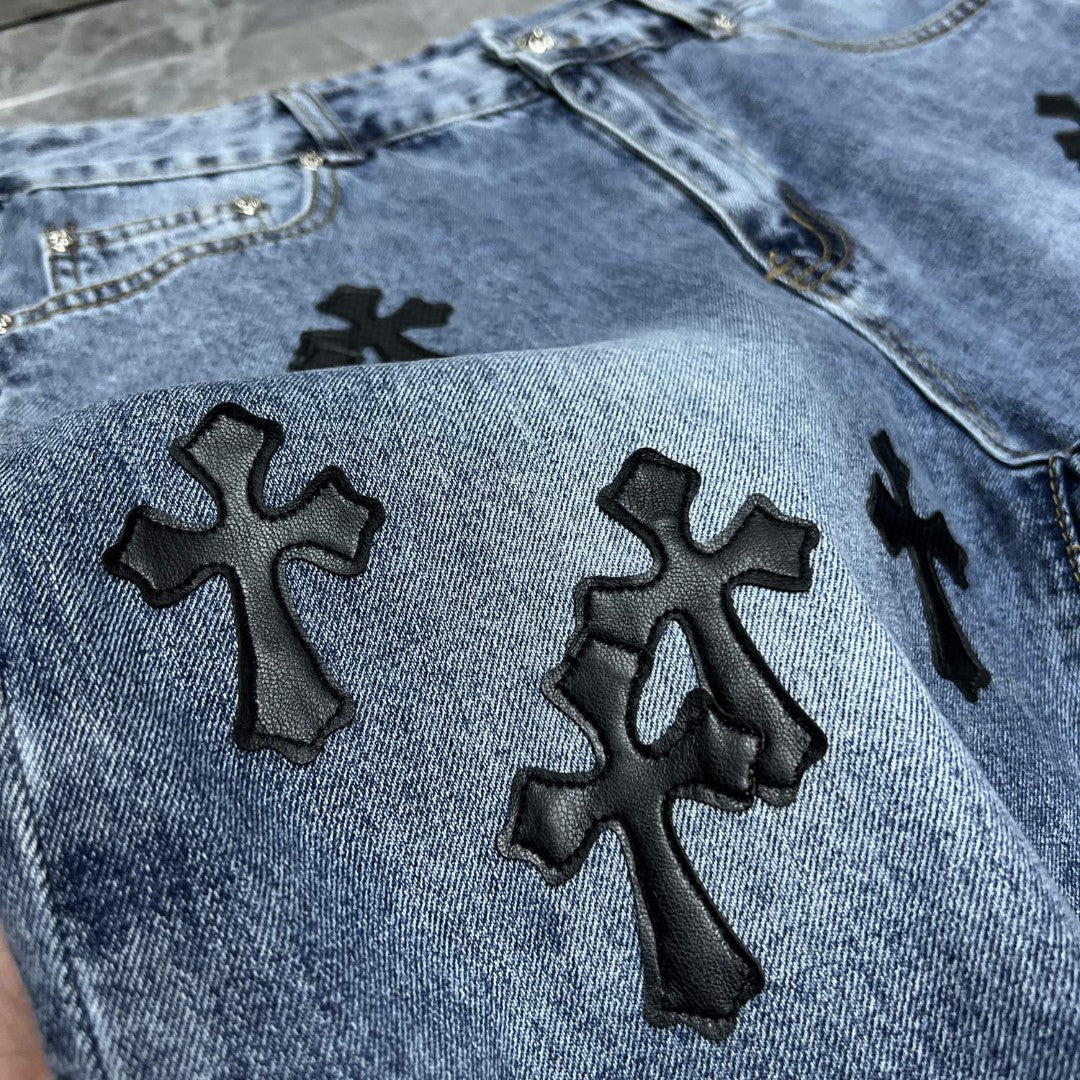 Chrome Hearts Denim Shorts