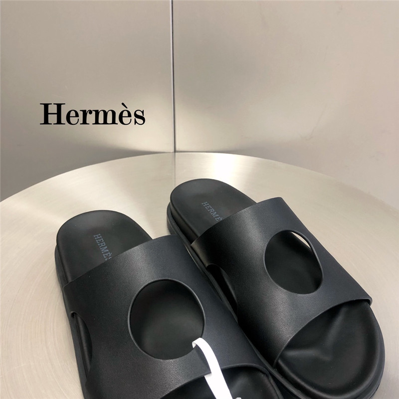 hermes edith hole slippers