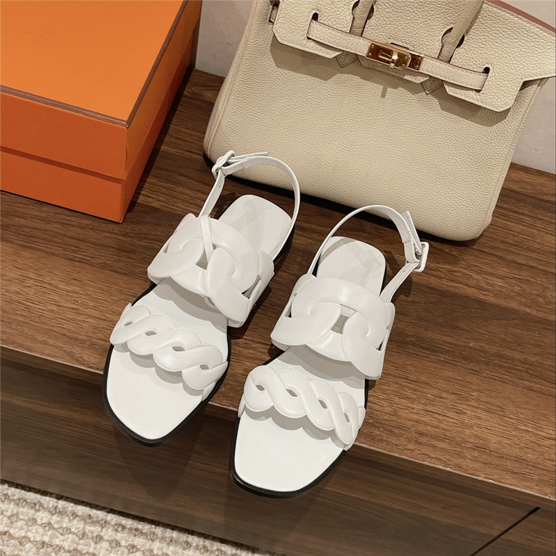 Hermès pig nose sandals