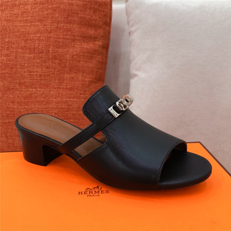 Hermes Sandals Dupe chunky heel sandals