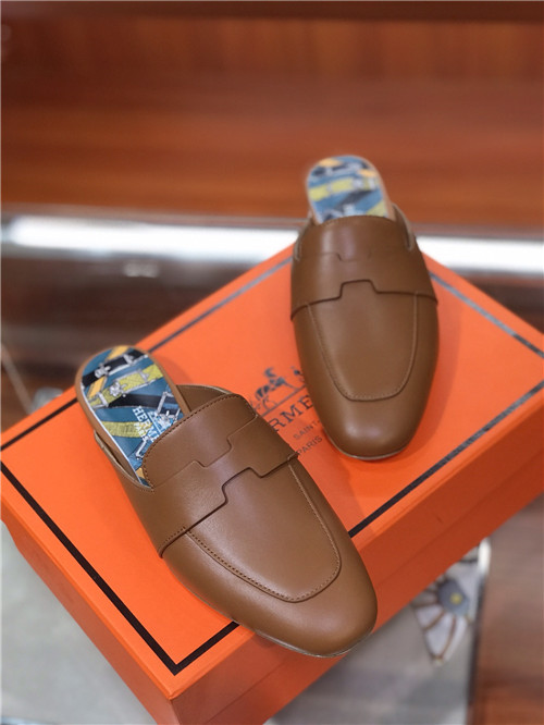 hermes loafers slippers