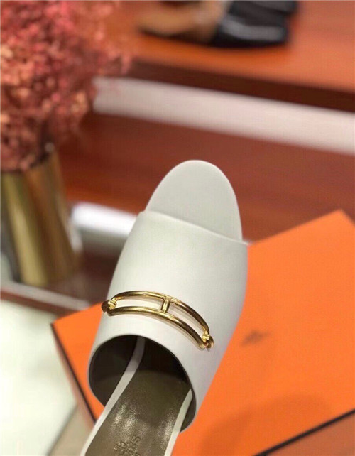 Hermes Dupes blossom mule slippers