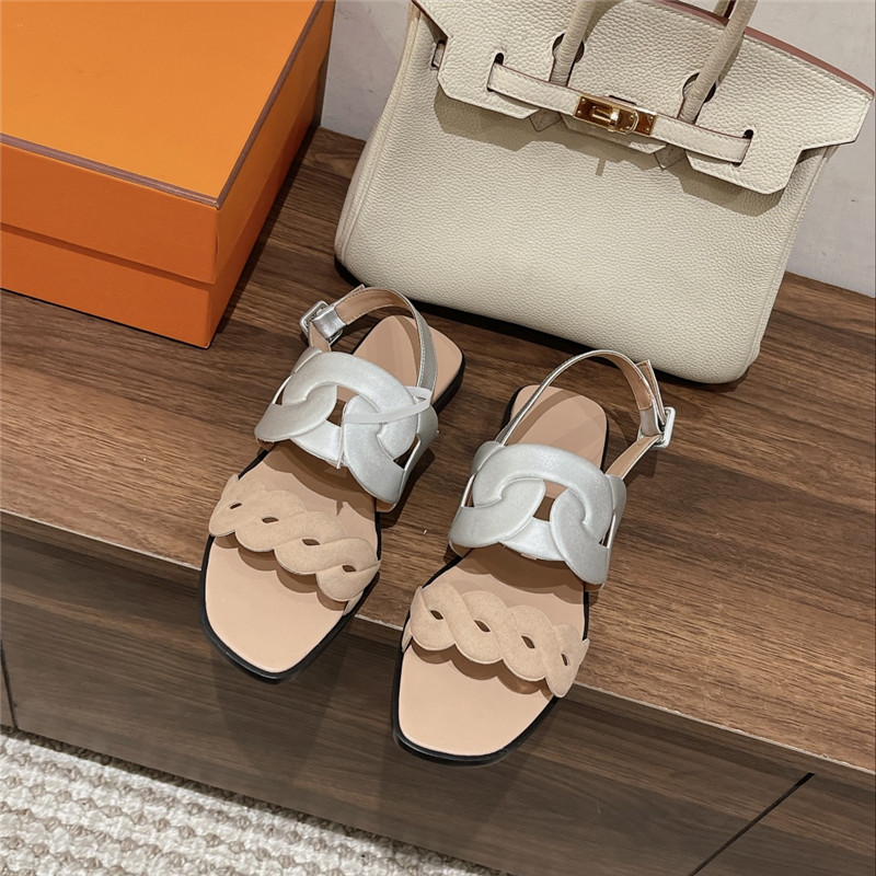 Hermès pig nose sandals