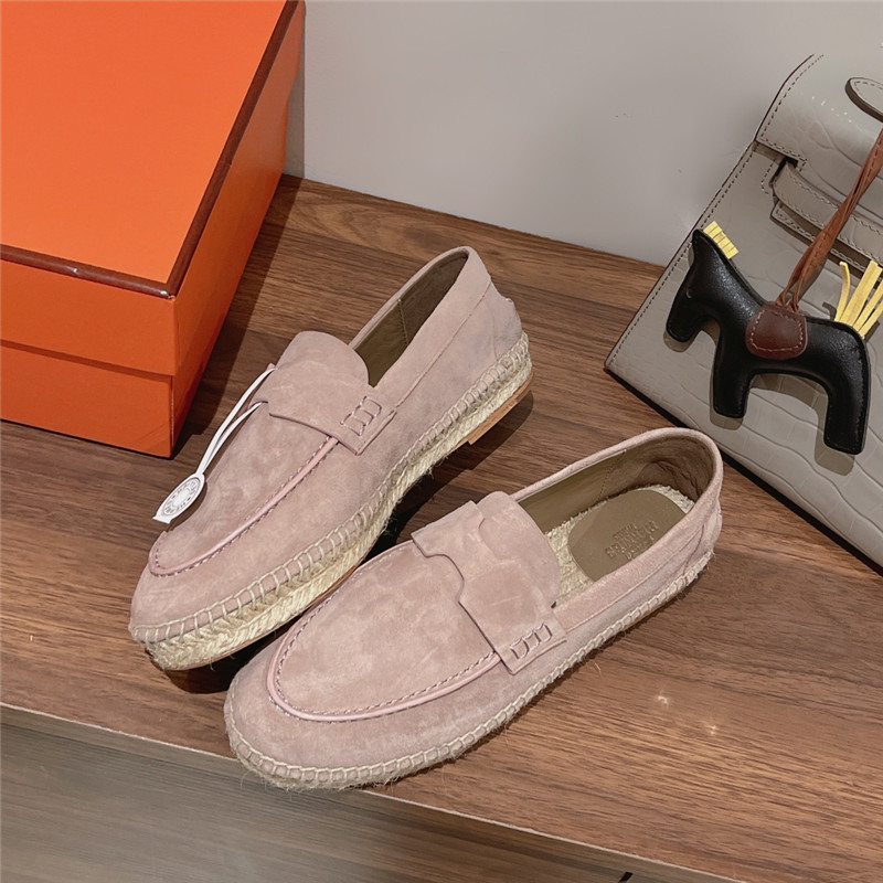 hermes classic flat loafers