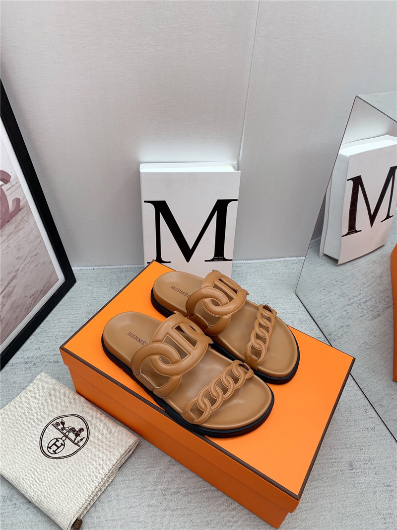 hermes flat sandals