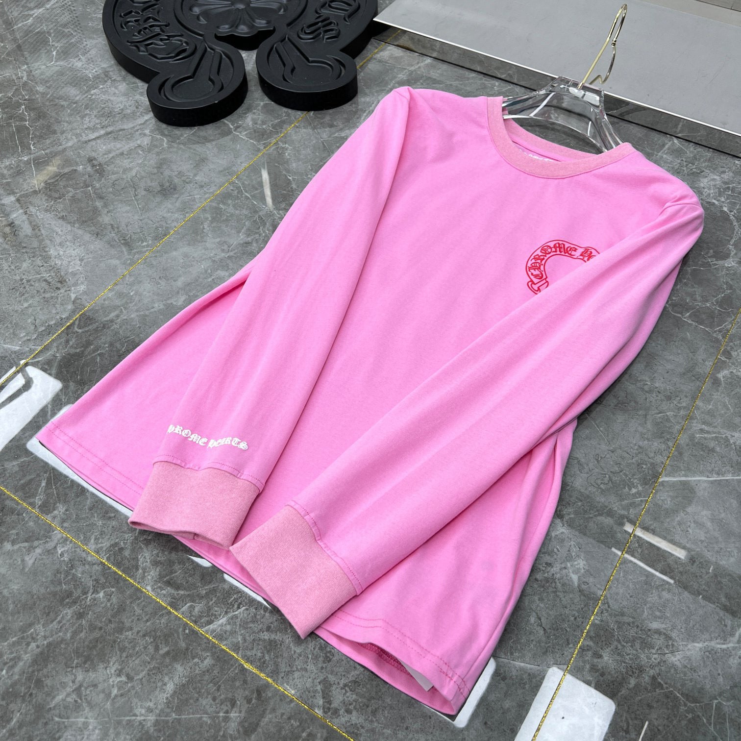 Chrome Hearts Replica Pink Long Sleeve