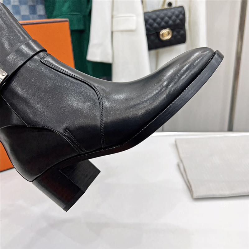 hermes frenchie 50 ankle boots