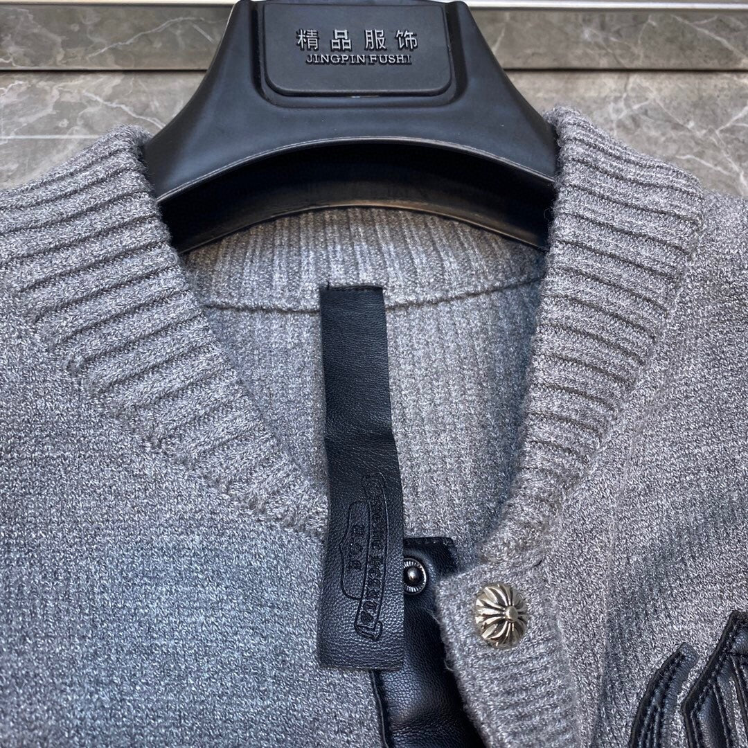 Chrome Hearts Dupes Varsity Jacket