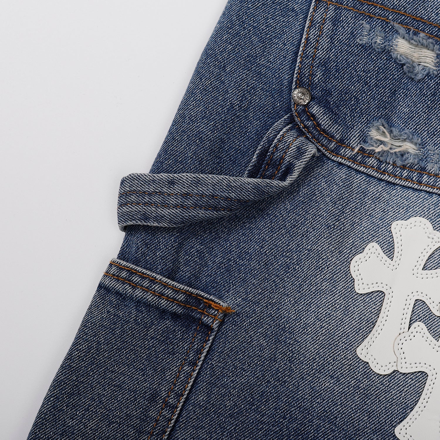 Chrome Hearts Denim Shorts