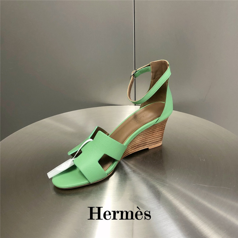 hermes legend wedge sandals