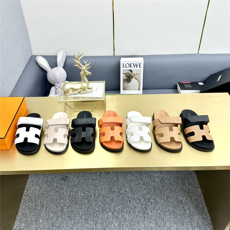Hermès roll cake hair uncle slippers