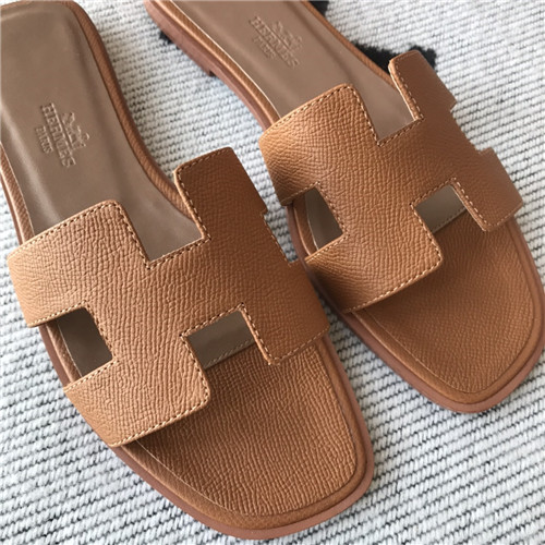 hermes flat slippers womens
