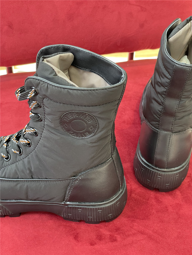 hermes down sports ankle boots