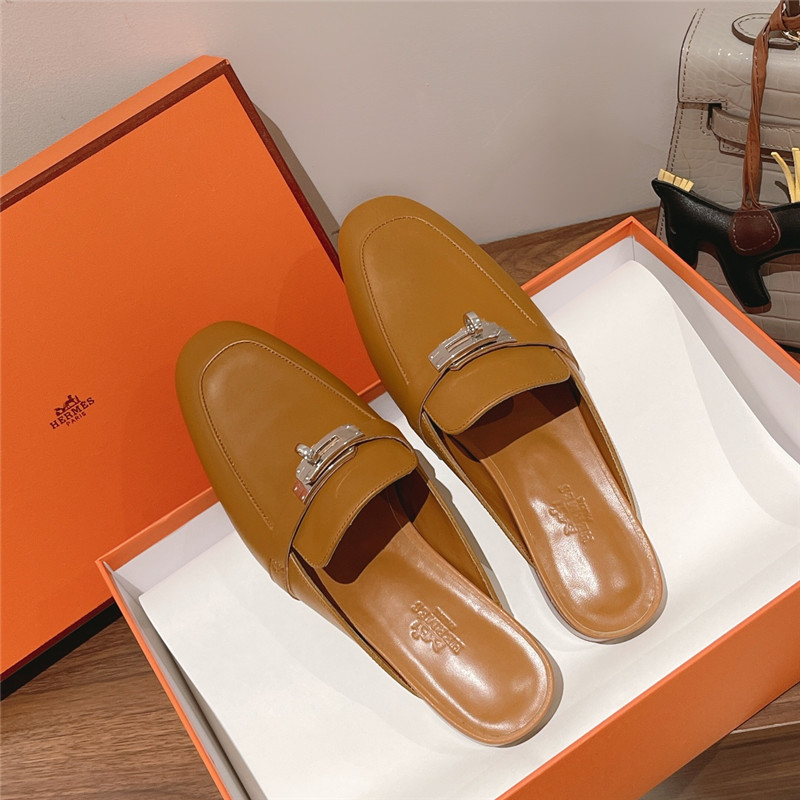 hermes mini kelly slippers