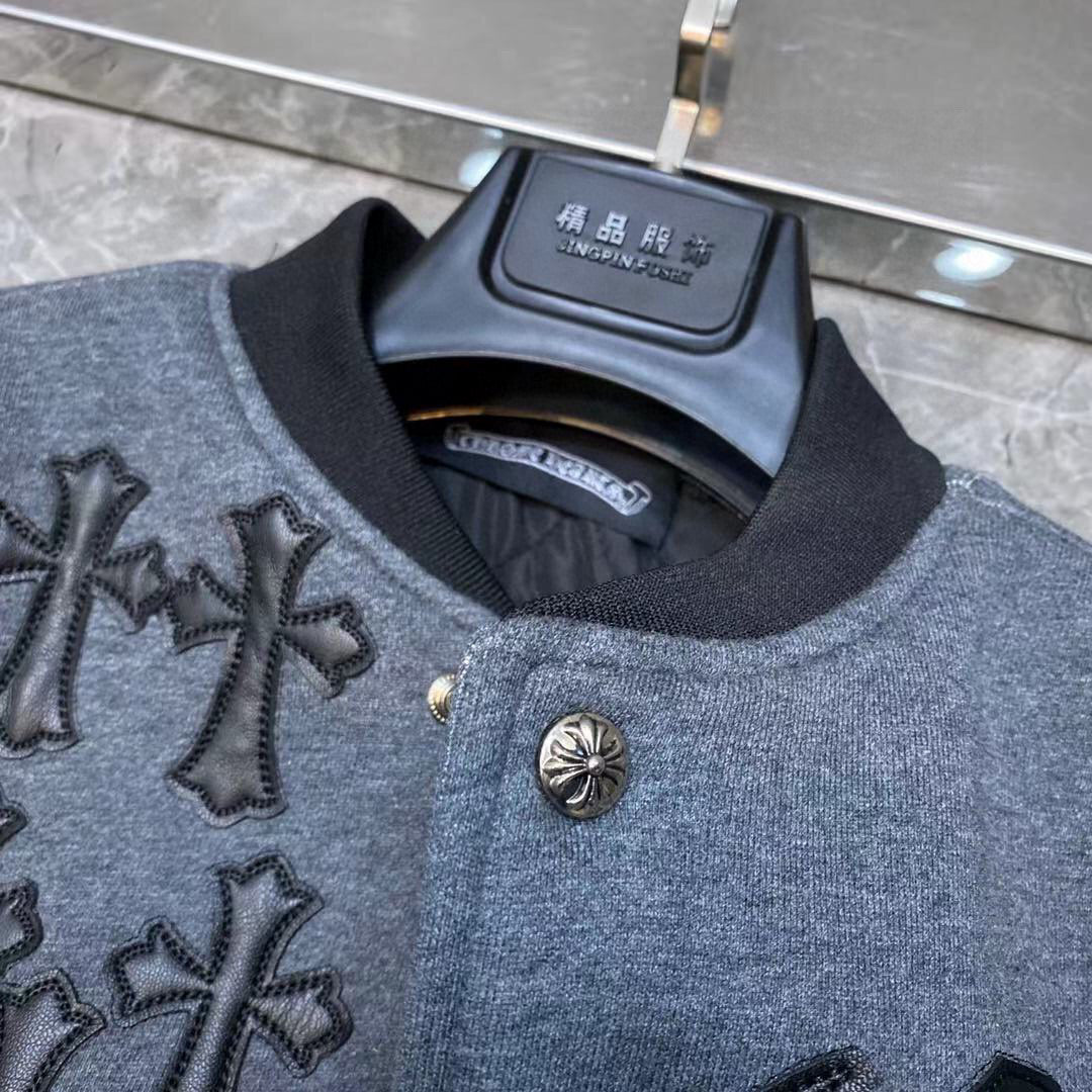 Chrome Hearts Replica Varsity Jacket
