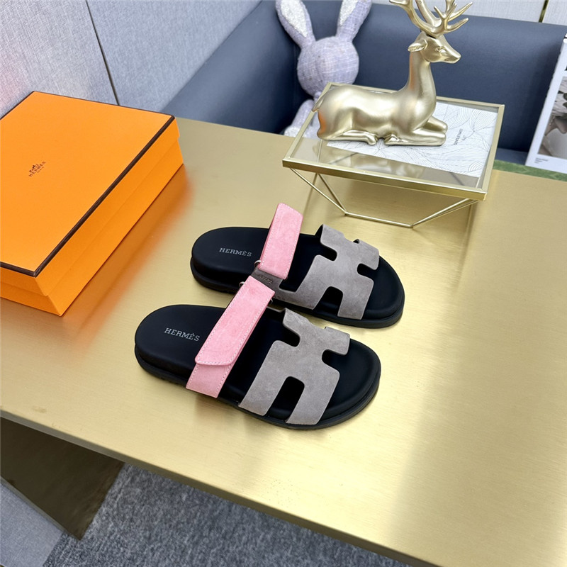Hermès roll cake hair uncle slippers