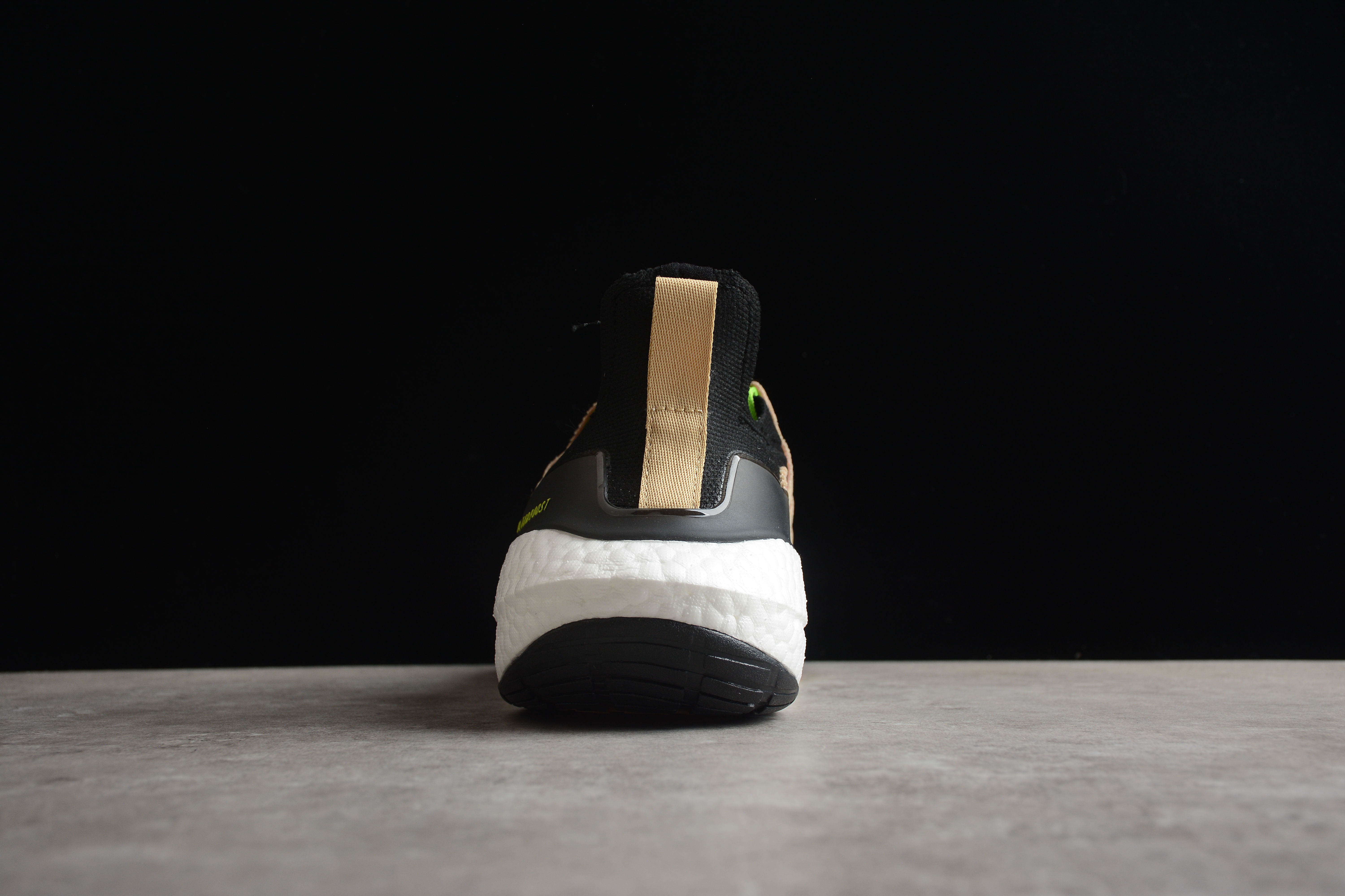 adidas Ultra Boost 21 Black Beige Tone Green GX5254