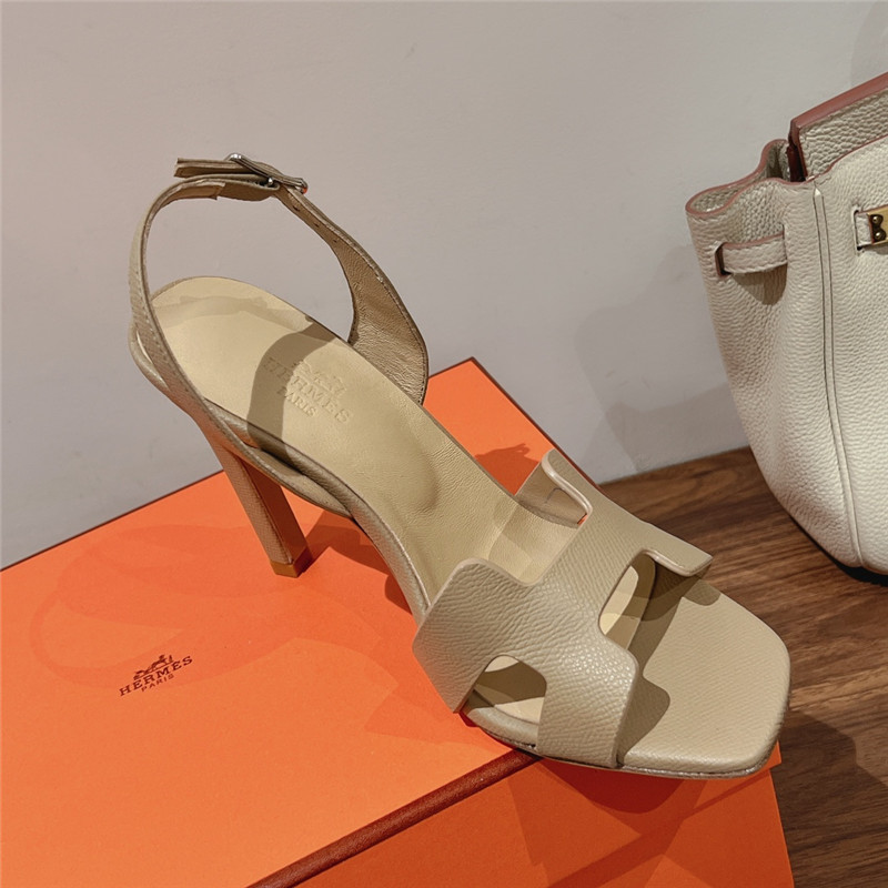 Hermès early spring counter new high-heeled sandals