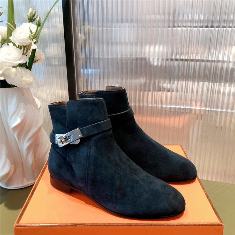 hermes kelly buckle ankle boots