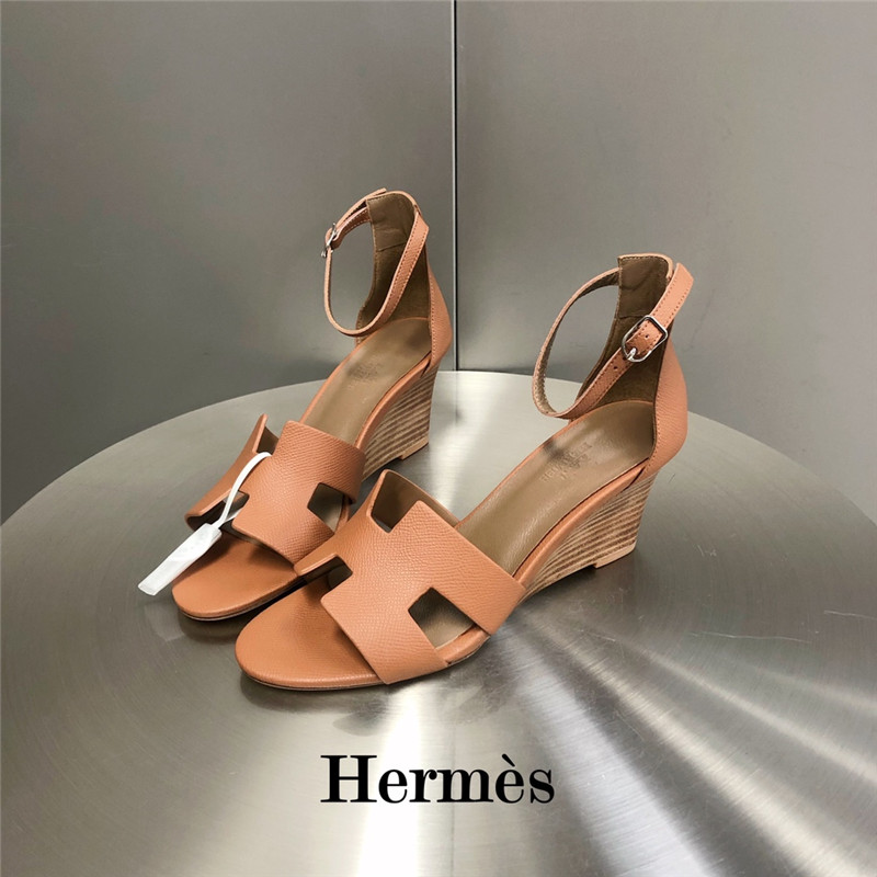 hermes legend wedge sandals