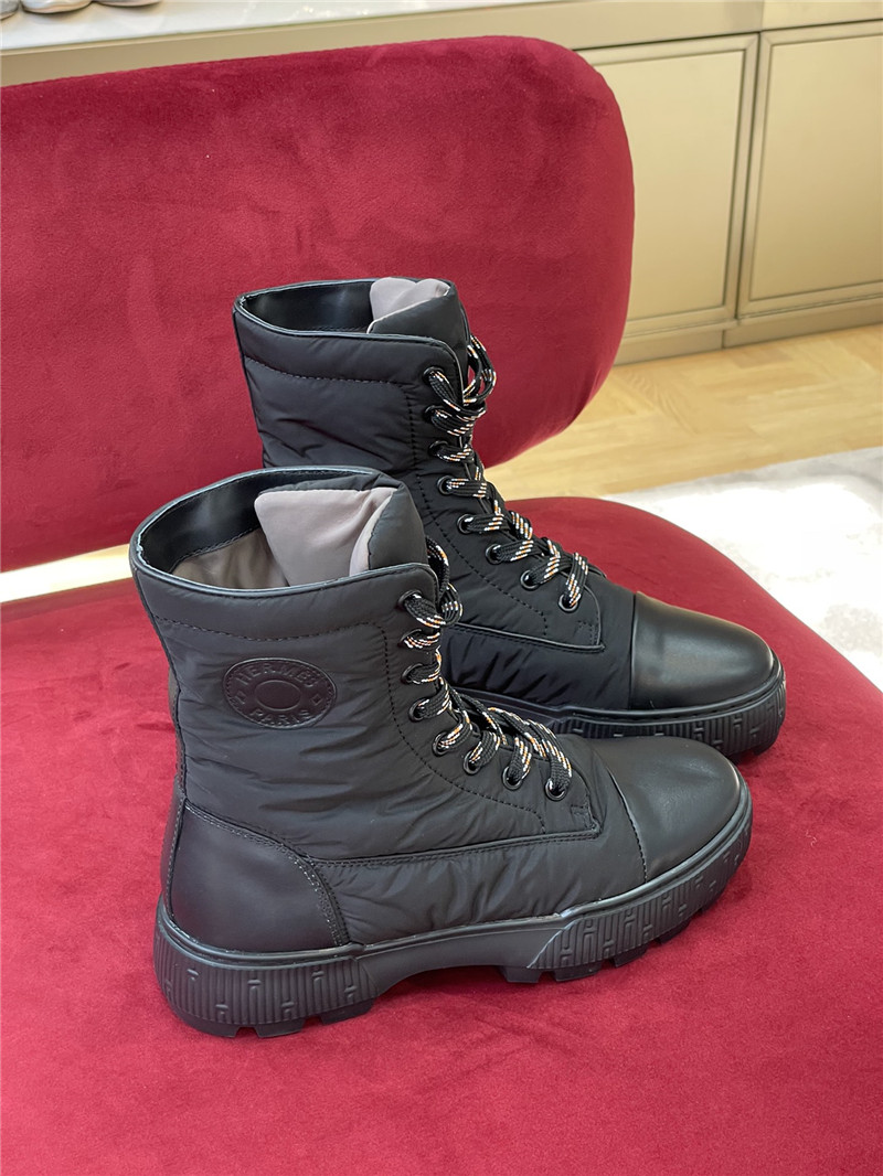 hermes down sports ankle boots