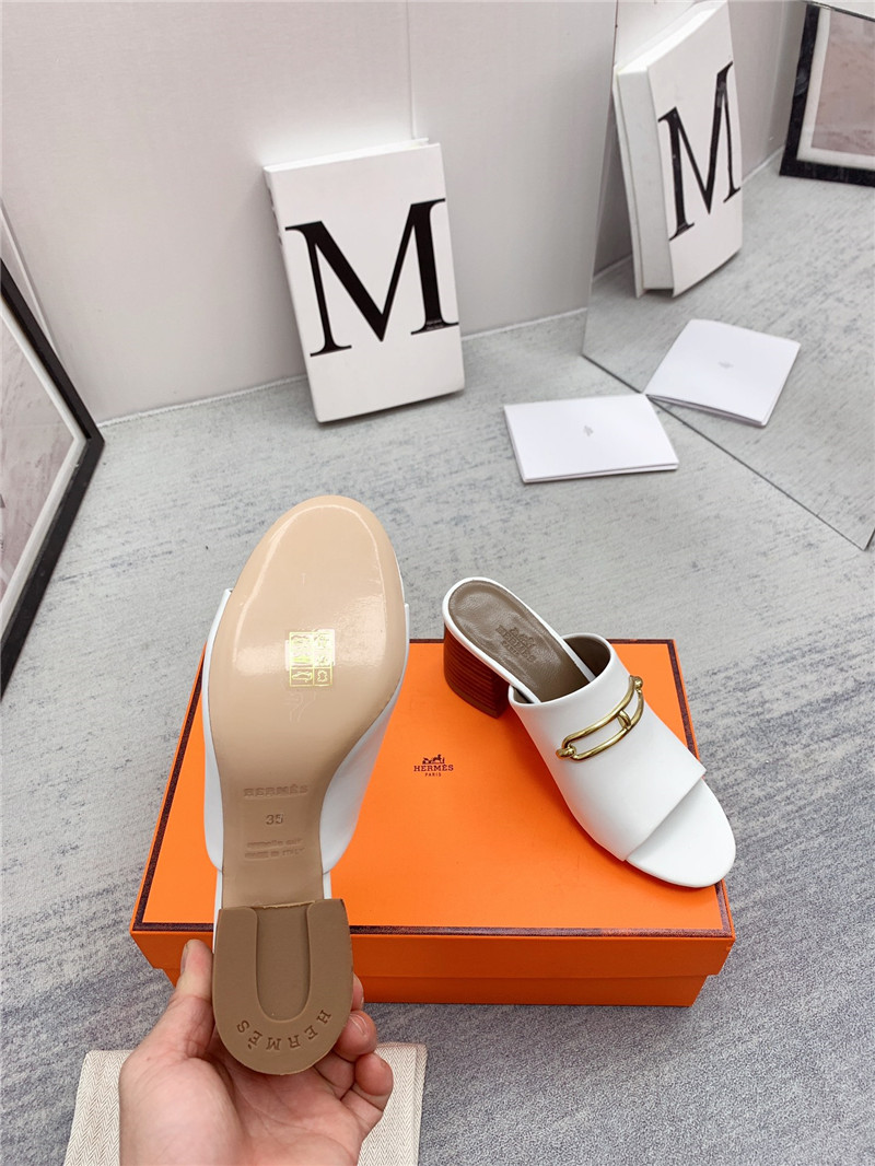 Hermes Sandals Dupe chunky heel sandals