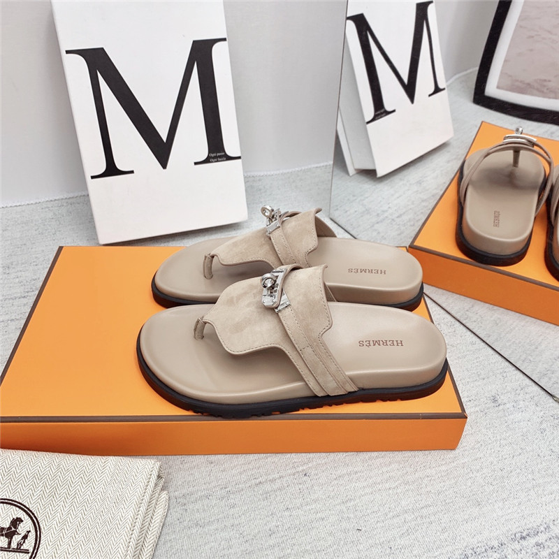 Hermès couple shoes