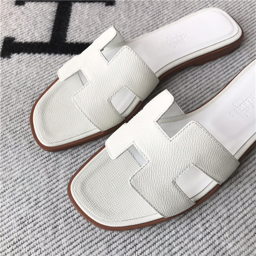 hermes flat slippers womens