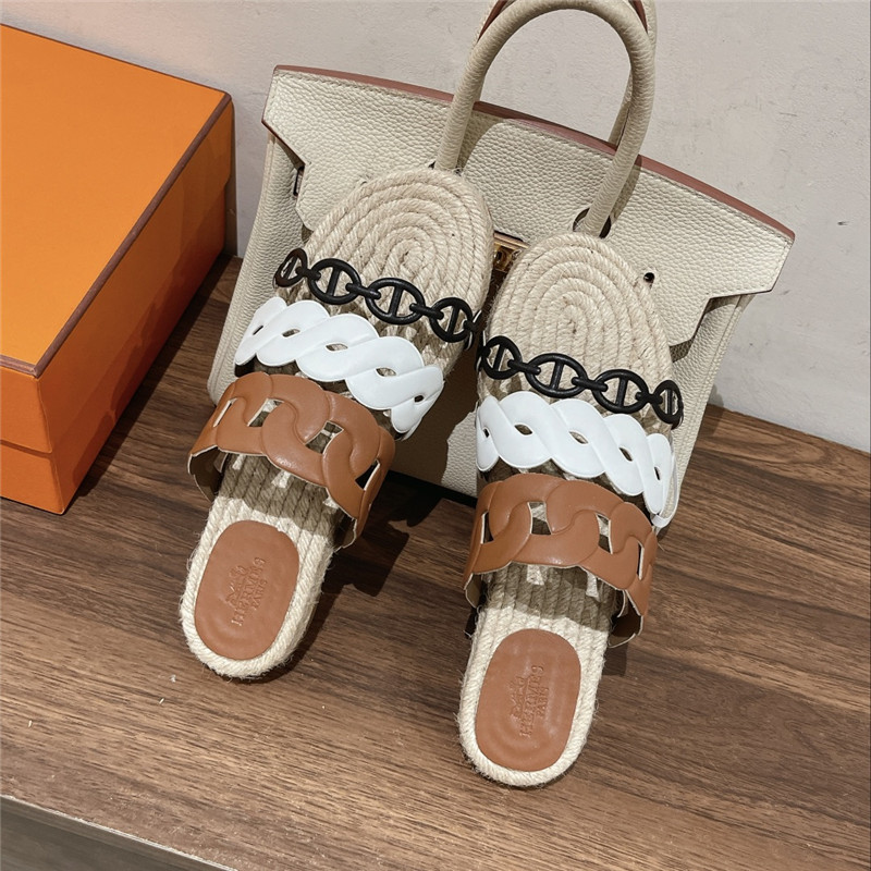 Hermès Gwen espadrilles