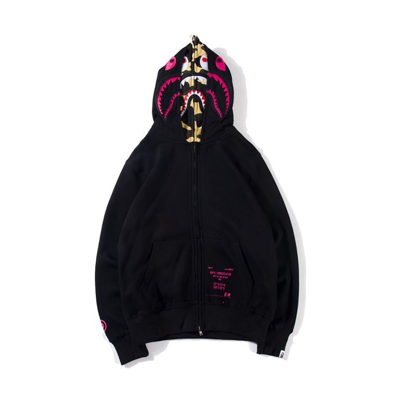 Bape x Undefeated Shark Pullover Hoodie