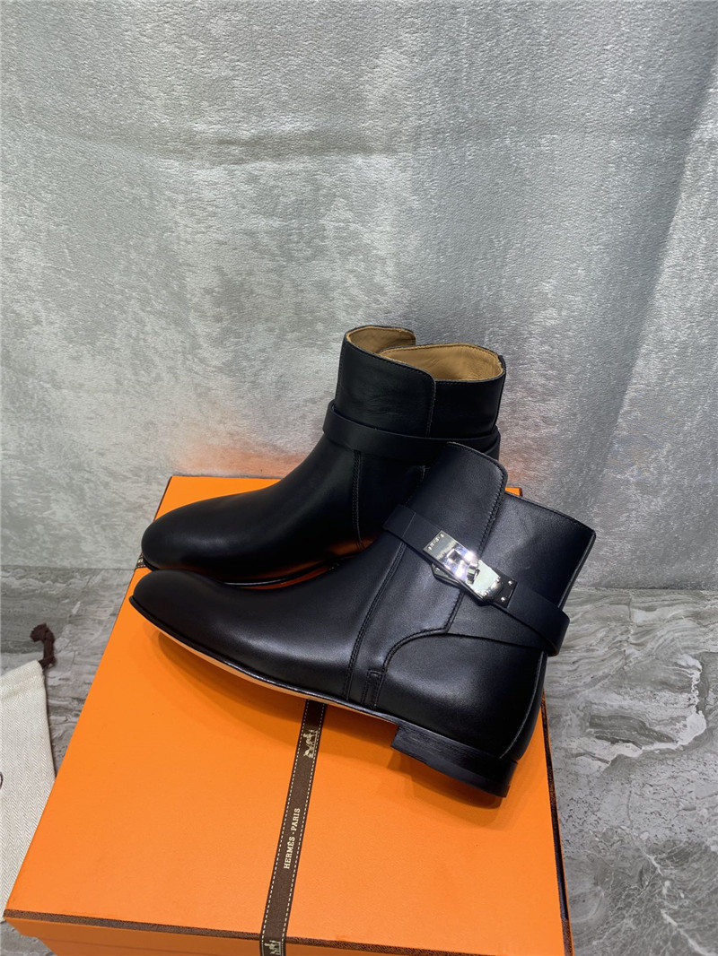 hermes kelly ankle boots