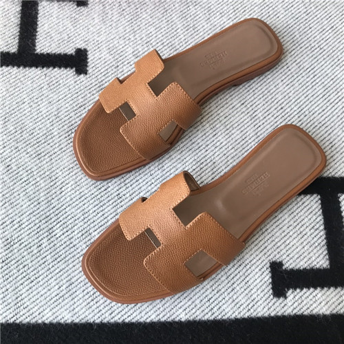 hermes flat slippers womens