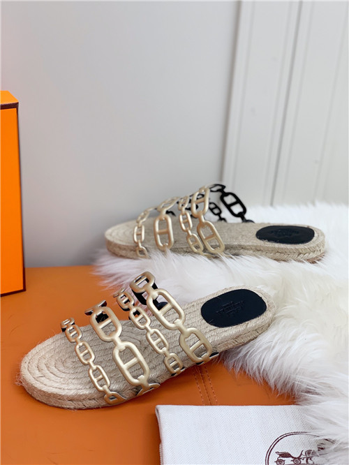 hermes flat slippers
