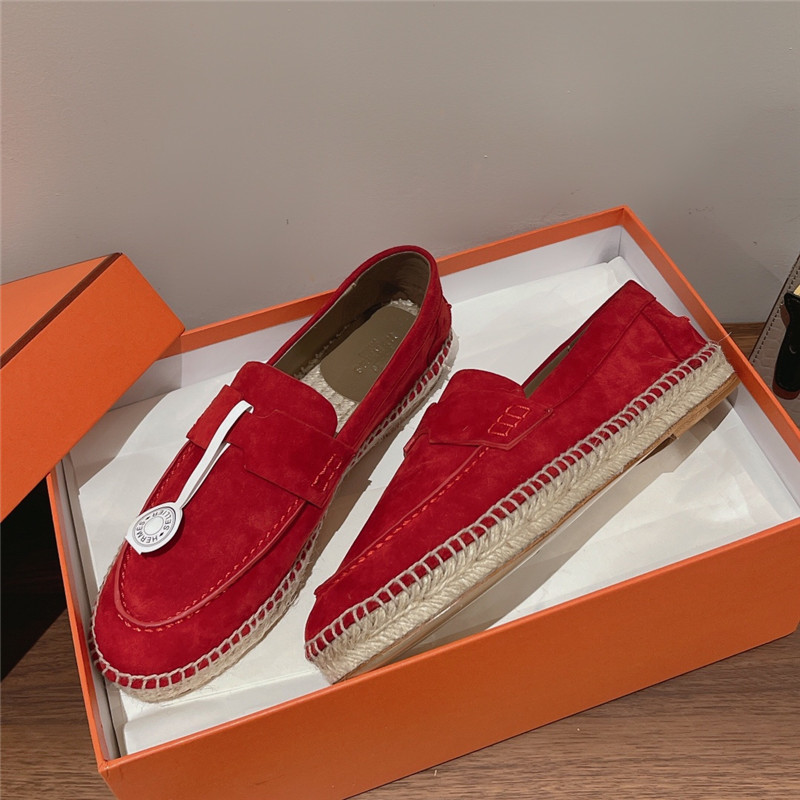 hermes classic flat loafers