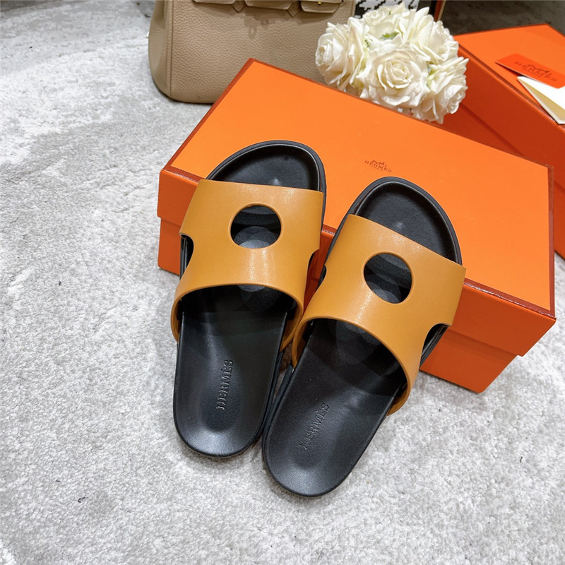 hermes platform slippers