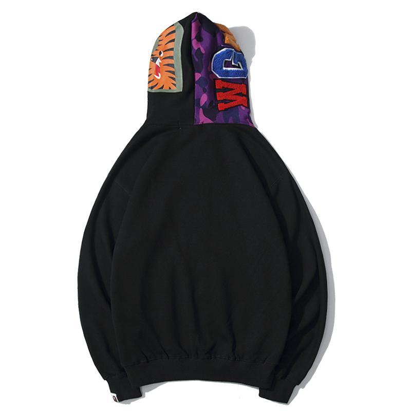 BAPE Color Camo NW20 Full Zip Shark Hoodie