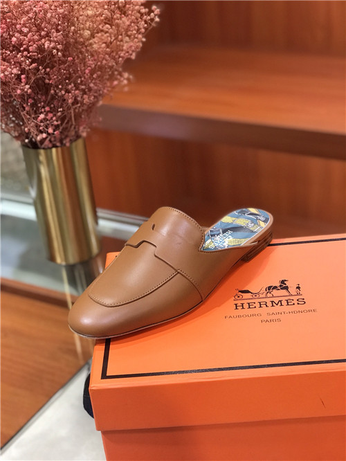 hermes loafers slippers