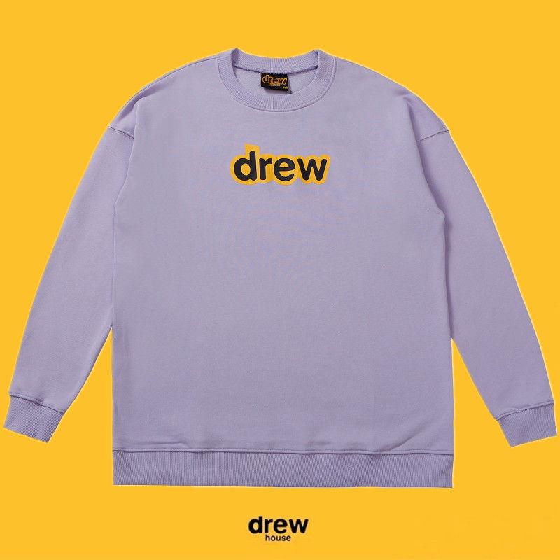 Drew Crew Neck Sweatshirts Purple #32520